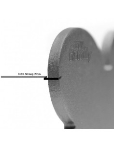 Medaglietta Basic Cerchio Piccolo Grigio Alluminio . Medaglietta Per Cani 2