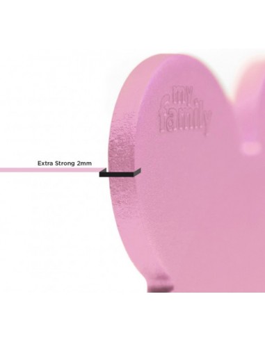 Medaglietta Basic Cerchio Piccolo Rosa Alluminio . Medaglietta Per Cani