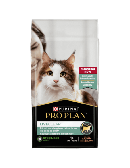 Pro Plan Cat Liveclear Adult Sterilised Salmone Kg.1,4 Cibo Secco Per Gatti