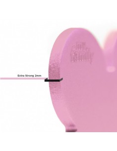 Medaglietta Basic Cuore Piccolo Rosa . Medaglietta Per Cani 2