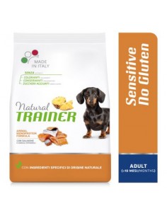 NATURAL TRAINER SENSITIVE MINI SALMONE KG.7 NO GLUTEN 2