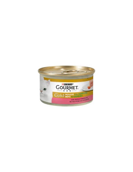 Gourmet Gold Trota e Pomodorini Gr 85 . Alimento Per Gatti