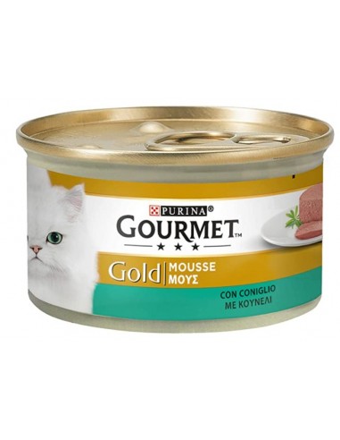 Gourmet Gold Mousse Coniglio Gr 85. Alimento Per Gatti