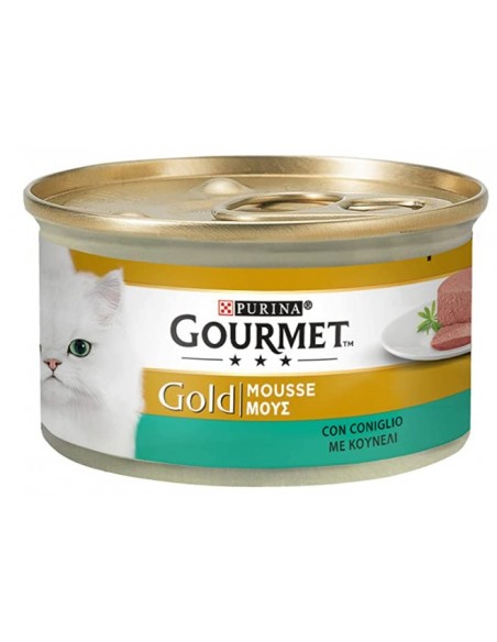 Gourmet Gold Mousse Coniglio Gr 85. Alimento Per Gatti