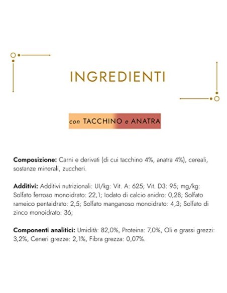 Diamant Sfilaccetti Tacchino Saportito gr 85. Alimento Per Gatti