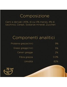 Sheba Selezione In Salsa Con Manzo E Tacchino gr 85. Alimento Per Gatti 2