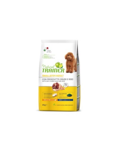 Trainer Dog Natural Small and Toy  Prosciutto Crudo Kg2. Alimento Per Cani