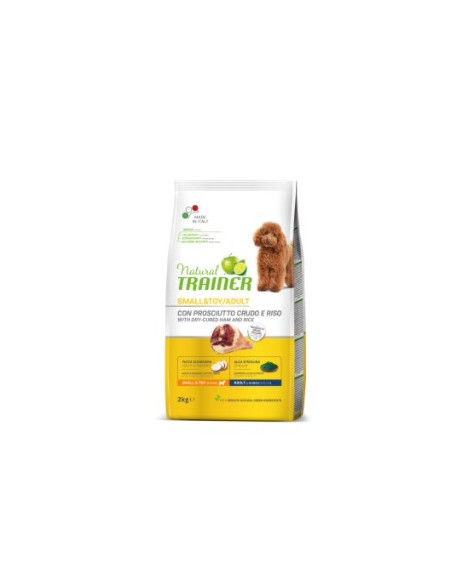 Trainer Dog Natural Small and Toy  Prosciutto Crudo Kg2. Alimento Per Cani