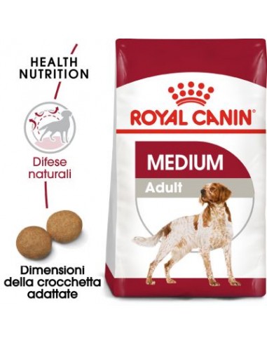 Royal Canin Medium Adult  kg 4 . Alimento Per Cani