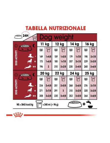 Royal Canin Medi Adult kg 4 . Alimento Per Cani adulti con età superiore ai 7 anni