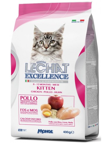 Lechat Excellence Kitten Pollo 400 Gr Cibo per Gattini