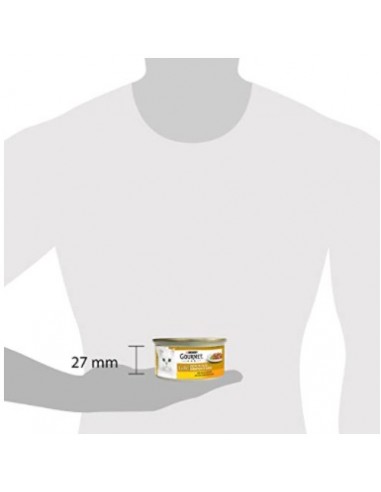 Purina Gourmet Gold Umido Gatto Dadini in Salsa con Pollo e Fegato gr 85. Alimento Per Gatti