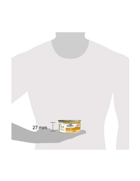 Purina Gourmet Gold Umido Gatto Mousse con Tacchino gr 85. Alimento Per Gatti