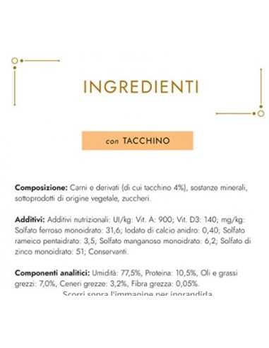 Purina Gourmet Gold Umido Gatto Mousse con Tacchino gr 85. Alimento Per Gatti