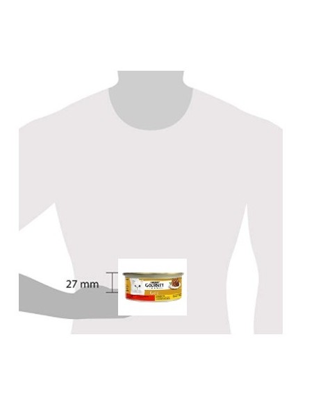 Purina Gourmet Gold Umido Gatto Intrecci Manzo e Pollo gr 85. Alimento Per Gatti
