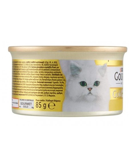 Purina Gourmet Gold Patè Pollo gr 85. Alimento Per Gatti