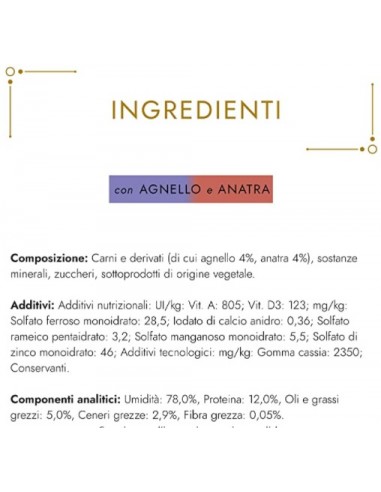 Purina Gourmet Gold Patè Anatra e Agnello gr 85. Alimento Per Gatti adulti