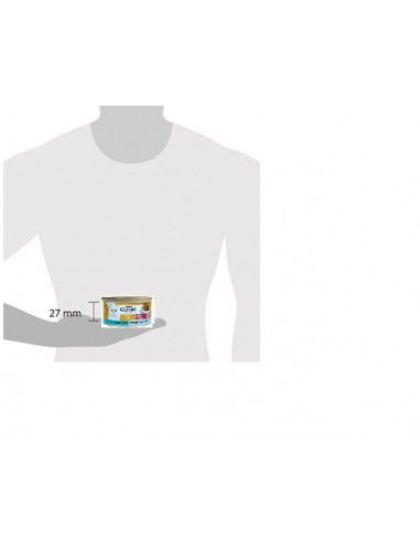 Gourmet Gold Intrecci Di gusto Tonno e Pesce Dell'oceano gr 85. Alimento Per Gatti adulti