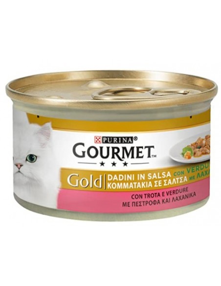 Gourmet Gold Trota Con Verdure Gr 85. Alimento Per Gatti adulti