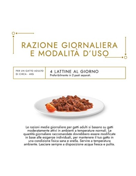 Gourmet Gold Manzo e Pollo In Salsa Di Pomodoro Gr 85. Alimento Per Gatti adulti