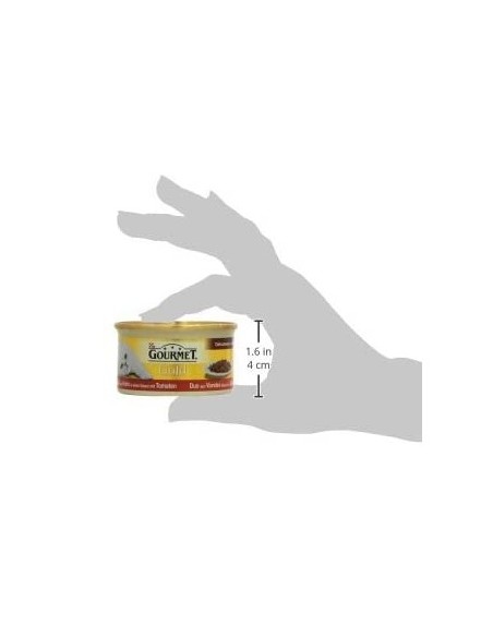 Gourmet Gold Manzo e Pollo In Salsa Di Pomodoro Gr 85. Alimento Per Gatti adulti
