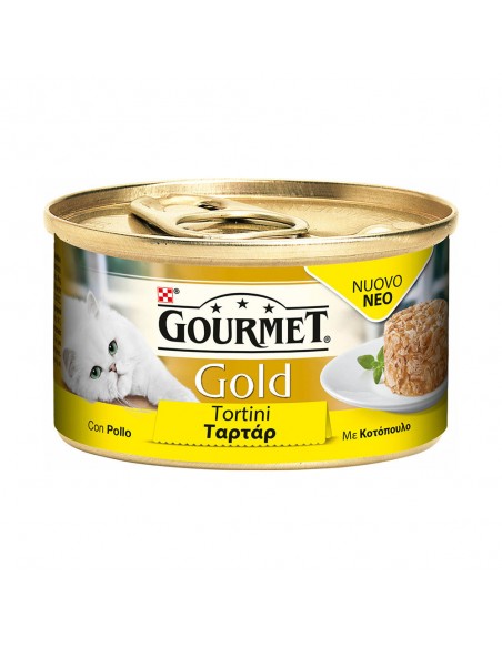 Gourmet Gold Tortino Pollo gr 85. Alimento Per Gatti