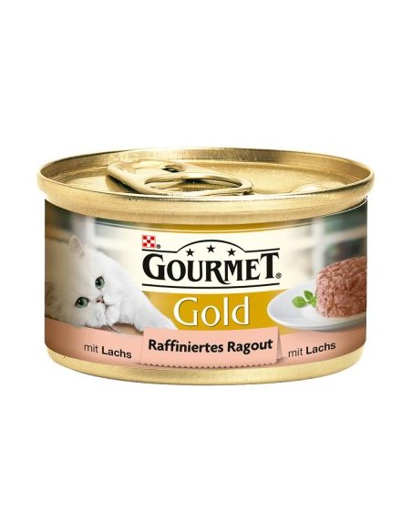 Gourmet Gold Tortino Salmone gr 85. Alimento Per Gatti