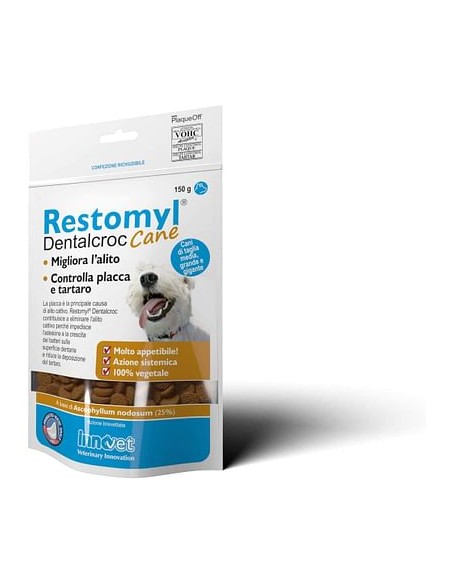 Restomyl  Dentalcroc Cane gr 150. Integratori Per Cani