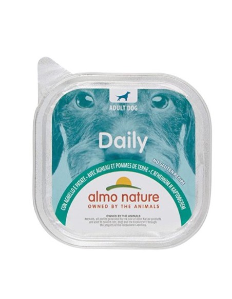 Almo Daily Menu Dogs Agnello e Patate gr 300. Alimento Per Cani