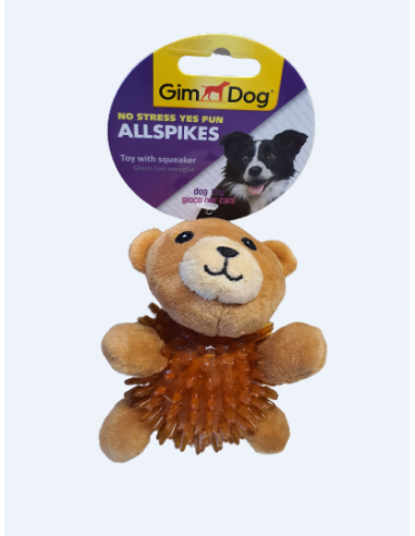 Gimdog Allspikes Orso Giochi per Cani