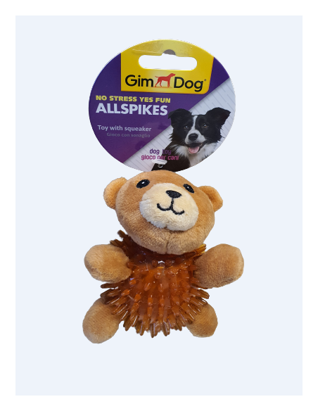 Gimdog Allspikes Orso Giochi per Cani