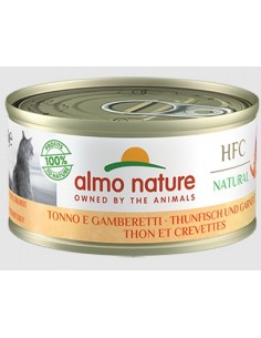 Almo Nature Gatto Tonno Gamberi gr 70. Mangime Umido Per Gatti