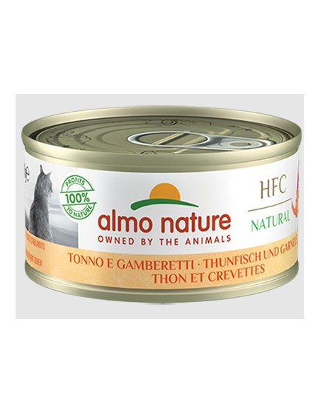 Almo Nature Gatto Tonno Gamberi gr 70. Mangime Umido Per Gatti