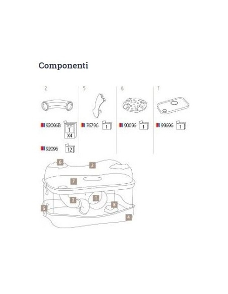 Kit Di Rialzo Gabbia Fantasy Accessorio Per Roditori