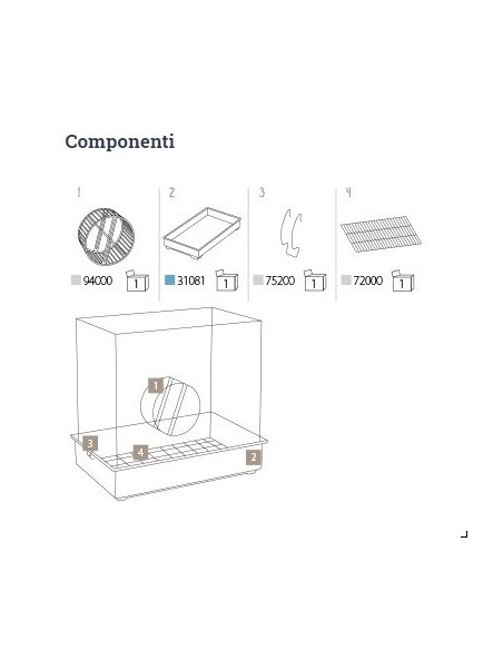 Gabbia Scoiattoli Imac. Gabbia Per Roditori.