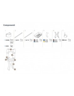 GABBIA CALLA BLU/AZZURRO 2