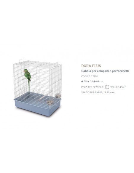 Gabbia Dora Plus . Gabbie Per Uccelli.
