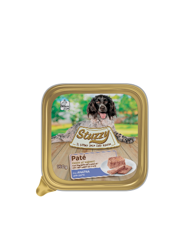 Stuzzy Dog con Anatra Gr.150 cibo Umido per Cani Adulti