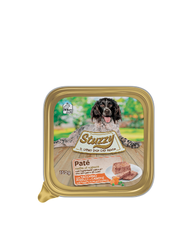 Stuzzy Dog Tacchino Piselli e Carote Gr.150 Cibo Umido per Cani Adulti