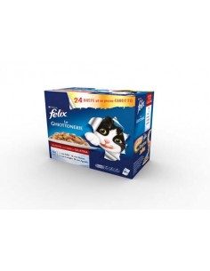 Felix Multipack Le Ghiottonerie 24 Buste da gr 100. Cibo Umido Per Gatti