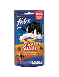 Felix Play Tubes Pollo e Fegato gr 50. Snack Per Gatti