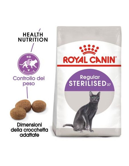 Royal Canin Sterilised 37 kg 10. Cibo Secco Per Gatti