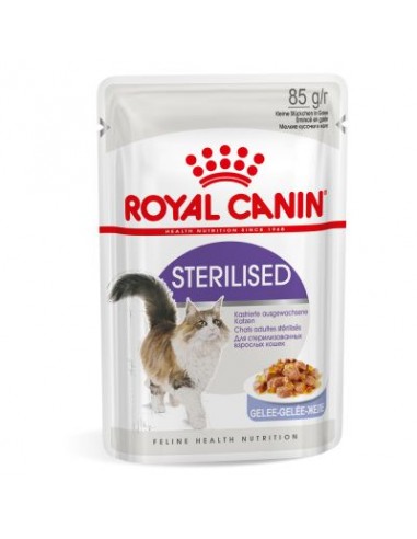 Royal Canin Sterilised Busta Jelly gr 85. Cibo Umido Per Gatti
