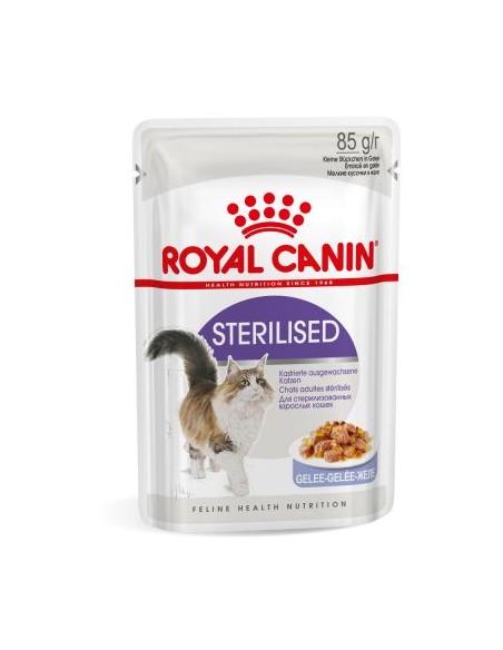 Royal Canin Sterilised Busta Jelly gr 85. Cibo Umido Per Gatti