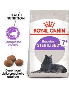 Royal Canin Sterilised 7+ gr 400. Cibo Secco Per Gatti sterilizzati con più di 7 anni