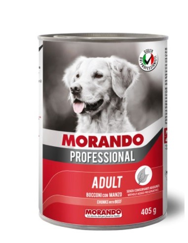 Morando Professional Adult Bocconi Manzo gr 405. Cibo Umido Per Cani