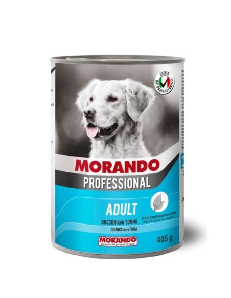 Morando Professional Adult Bocconi Tonno gr 405. Cibo Umido Per Cani