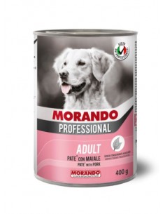 Morando professional Adult Patè Maiale gr 405. Cibo Umido Per Cani