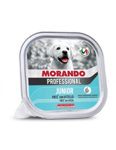 Morando Professional Junior Patè Con Vitello gr 150. Cibo Umido Per Cuccioli