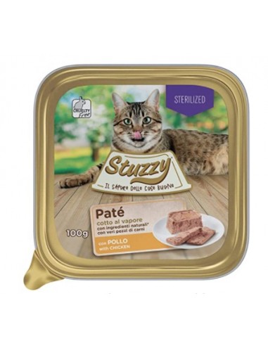 Mister Stuzzy Cat Sterilised Pollo Gr.100 Cibo per Gatti Sterilizzati